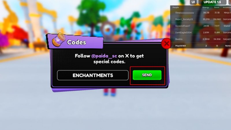 Nhấn chọn send để nhận thưởng trong trò chơi là hoàn thành.